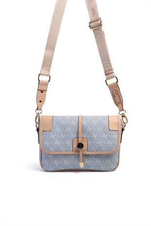 Silver & Polo Mavi - Ten SP1182 Kadın Çapraz Çanta