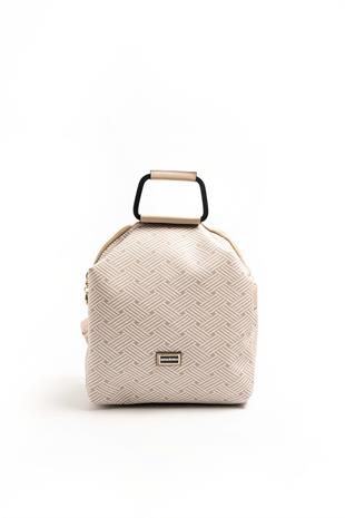 Silver & Polo Bej - Kum SP771 Kadın Sırt Çantası