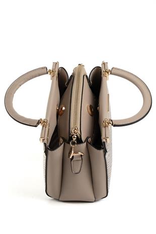 Silver & Polo SP1193 Kadın El Çantası Ç.Örgü Bej-Kum