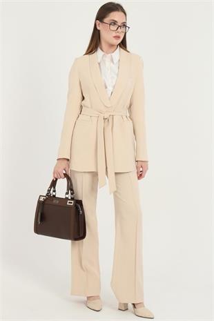 Silver & Polo SP1174 Kadın El Çantası Düz Kahve