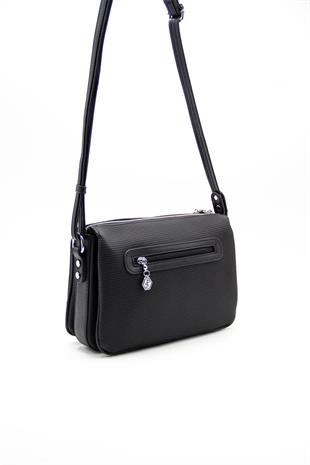 Silver & Polo SP784 Kadın Çapraz Çanta Petek Siyah
