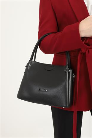 Silver & Polo Siyah SP1254 Kadın El Çantası