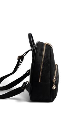 Silver & Polo SP945 Kadın Sırt Çantası Süet Siyah