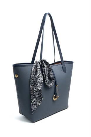 Silver Polo SP1247 Kadın Omuz Çantası Mini Rolax Mavi-Mavi