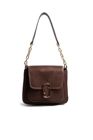 Silver & Polo SP1147 Kadın Omuz Çantası Süet Kahve-Kahve