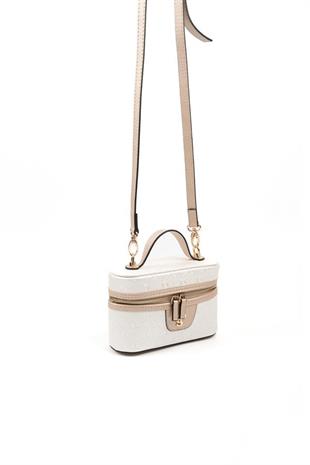 Silver & Polo SP1195 Kadın El Çantası Logolu Sedef-S.Nut