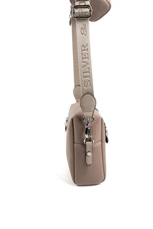 Silver & Polo SP1038 Kadın Çapraz Çanta Petek Kum