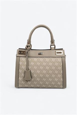 Silver & Polo SP1174 Kadın El Çantası Monogram Y.Yeşil