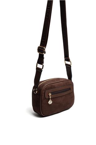 Silver & Polo SP1111 Kadın Çapraz Çanta Süet Kahve