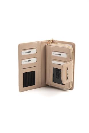 Silver & Polo SP1202 Kadın Cüzdan & Kartlık Logolu Sedef-S.Nut