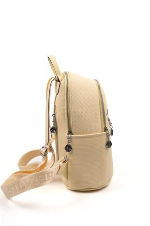Silver & Polo SP1161 Kadın Sırt Çantası Petek Sarı