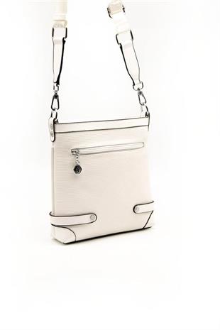 Silver & Polo SP1120 Kadın Çapraz Çanta Petek Beyaz