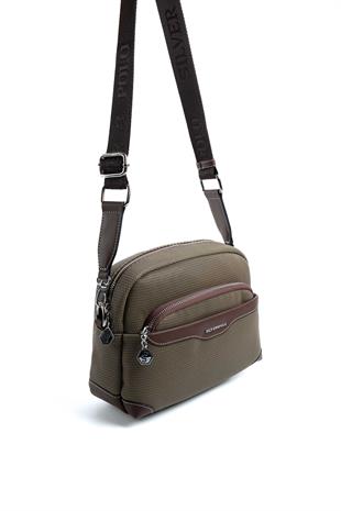 Silver & Polo L.Haki - Kahve SP1201 Kadın Çapraz Çanta