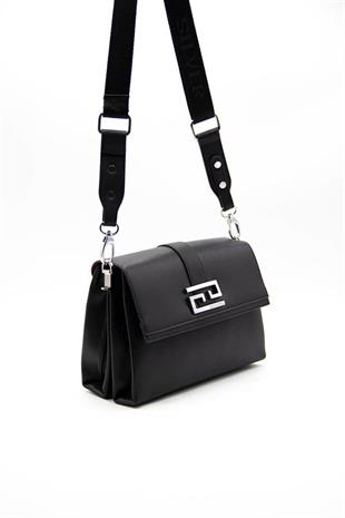 Silver & Polo SP1009 Kadın Çapraz Çanta Düz Siyah