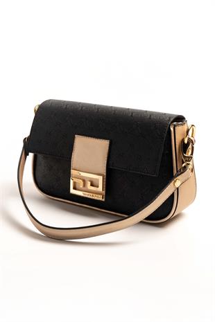 Silver & Polo Siyah - S.nut SP1179 Kadın Omuz Çantası