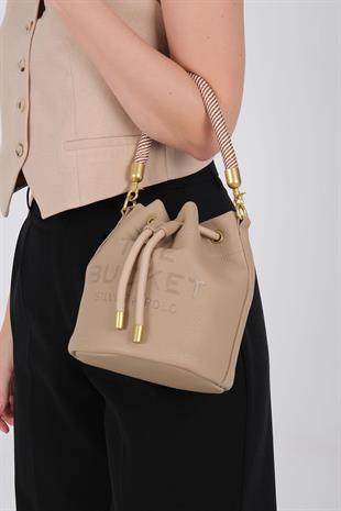 Silver Polo SP1248 Kadın Omuz Çantası Mini Rolax Bej-Bej