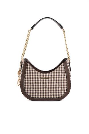Silver & Polo Kahve Sarı - Kahve SP1168 Kadın Omuz Çantası