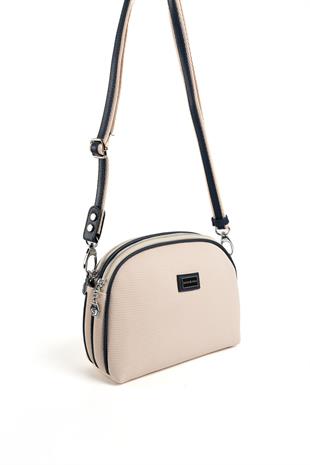 Silver & Polo Bej - Laci SP765 Kadın Çapraz Çanta