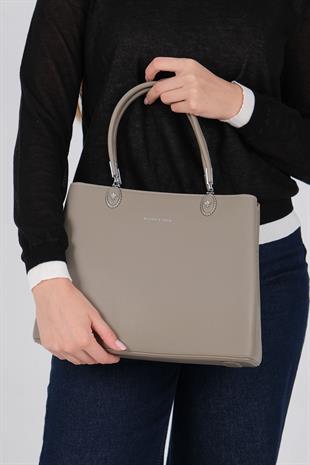 1234 Kadın El Çantası  Vizon