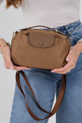 1223 Kadın Çapraz Çanta  Tütün-Kahve