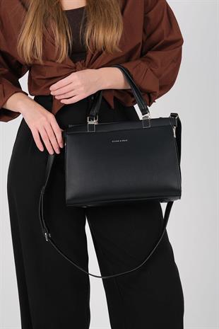 Silver & Polo SP1237 Kadın El Çantası  Siyah