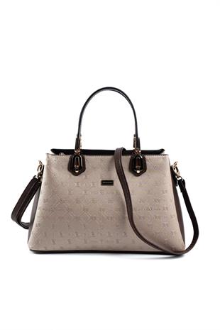 Silver & Polo Nut - Kahve SP1253 Kadın El Çantası