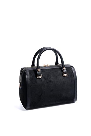 Silver & Polo SP1091 Kadın El Çantası Süet Siyah
