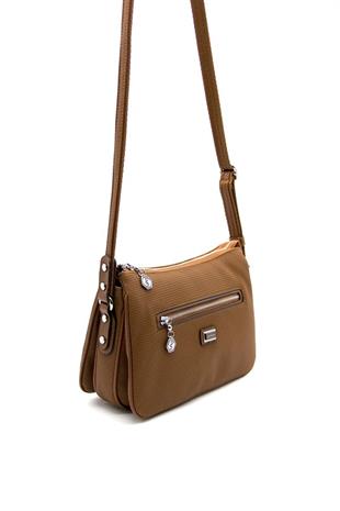Silver & Polo SP818 Kadın Çapraz Çanta Petek Taba