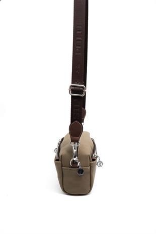 Silver & Polo SP1142 Kadın Çapraz Çanta Petek L.Haki-Kahve