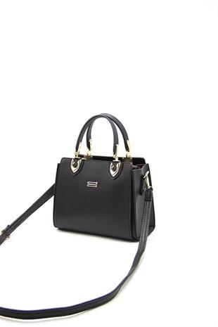 Silver & Polo SP1133 Kadın El Çantası Düz Siyah