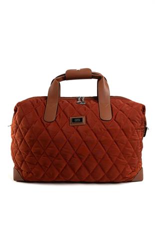 Silver & Polo Kiremit - Taba SP1141 Kadın Seyahat Çantası