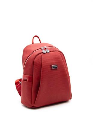 Silver & Polo SP926 Kadın Sırt Çantası Petek Kırmızı