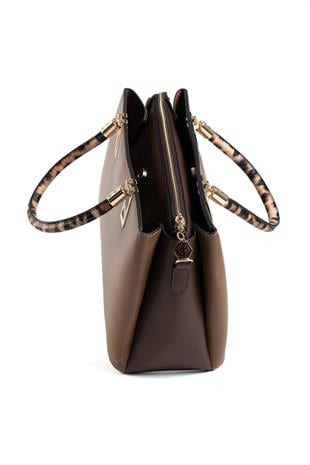 Silver & Polo Leopar Bizon SP1000 Kadın El Çantası