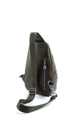 Silver & Polo SP959 Kadın Vücut Çantası Düz Zeytuni