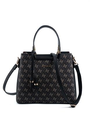 Silver & Polo Füme - Siyah SP969 Kadın El Çantası