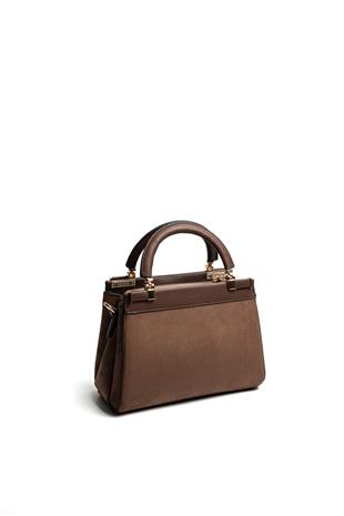 Silver & Polo SP1193 Kadın El Çantası Süet Kahve-Kahve
