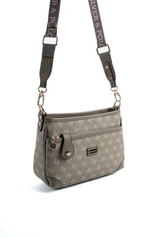 Silver & Polo SP1160 Kadın Çapraz Çanta Monogram Y.Yeşil