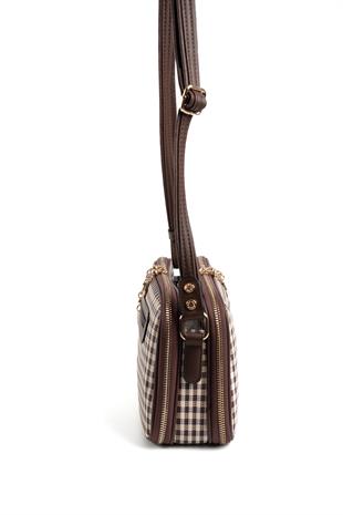 Silver & Polo Kahve Sarı - Kahve SP899 Kadın Çapraz Çanta