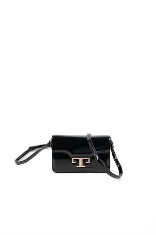 Silver & Polo Siyah Rugan SP1170 Kadın Çapraz Çanta