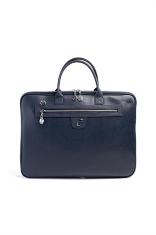 Silver & Polo SP1175 Kadın Laptop & Evrak Çantası Düz Lacivert-Lacivert