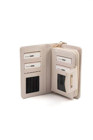 Silver & Polo Bej - S.Bej SP1202 Kadın Cüzdan & Kartlık