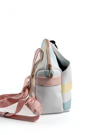 Silver & Polo Lila - Pembe SP771 Kadın Sırt Çantası