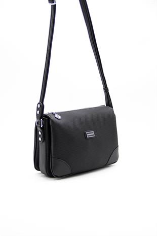 Silver & Polo SP784 Kadın Çapraz Çanta Petek Siyah