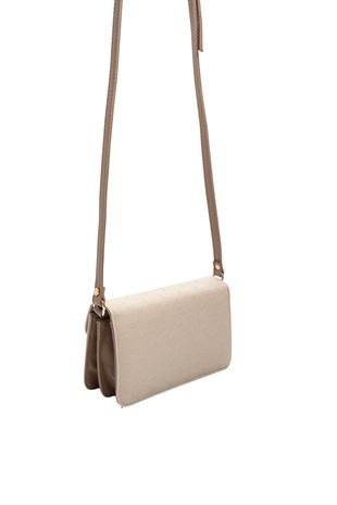 Silver Polo Bej - Latte Fashion Kadın Çapraz Çanta SP1170