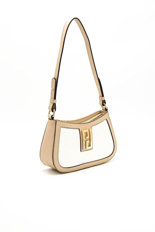 Silver & Polo SP1132 Kadın Çapraz Çanta Logolu Sedef-S.Nut