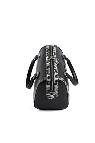 Silver & Polo Leopar Siyah SP1091 Kadın El Çantası