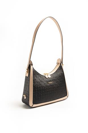 Silver & Polo Siyah - S.nut SP1187 Kadın Omuz Çantası