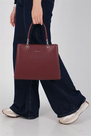 1234 Kadın El Çantası  Bordo