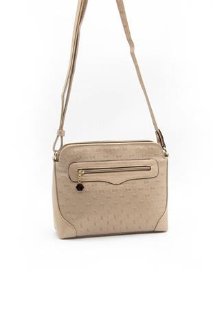 Silver & Polo SP364 Kadın Çapraz Çanta Logolu Nut-S.Nut