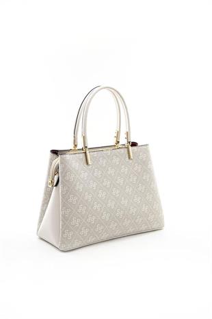Silver & Polo SP1098 Kadın El Çantası Monogram Taş-Kemik